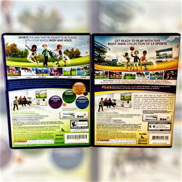 Xbox 360 Kinect Sports Season Two& Sports Ultima Collection DVD'S Tested VF+++ - Picture 2 of 8